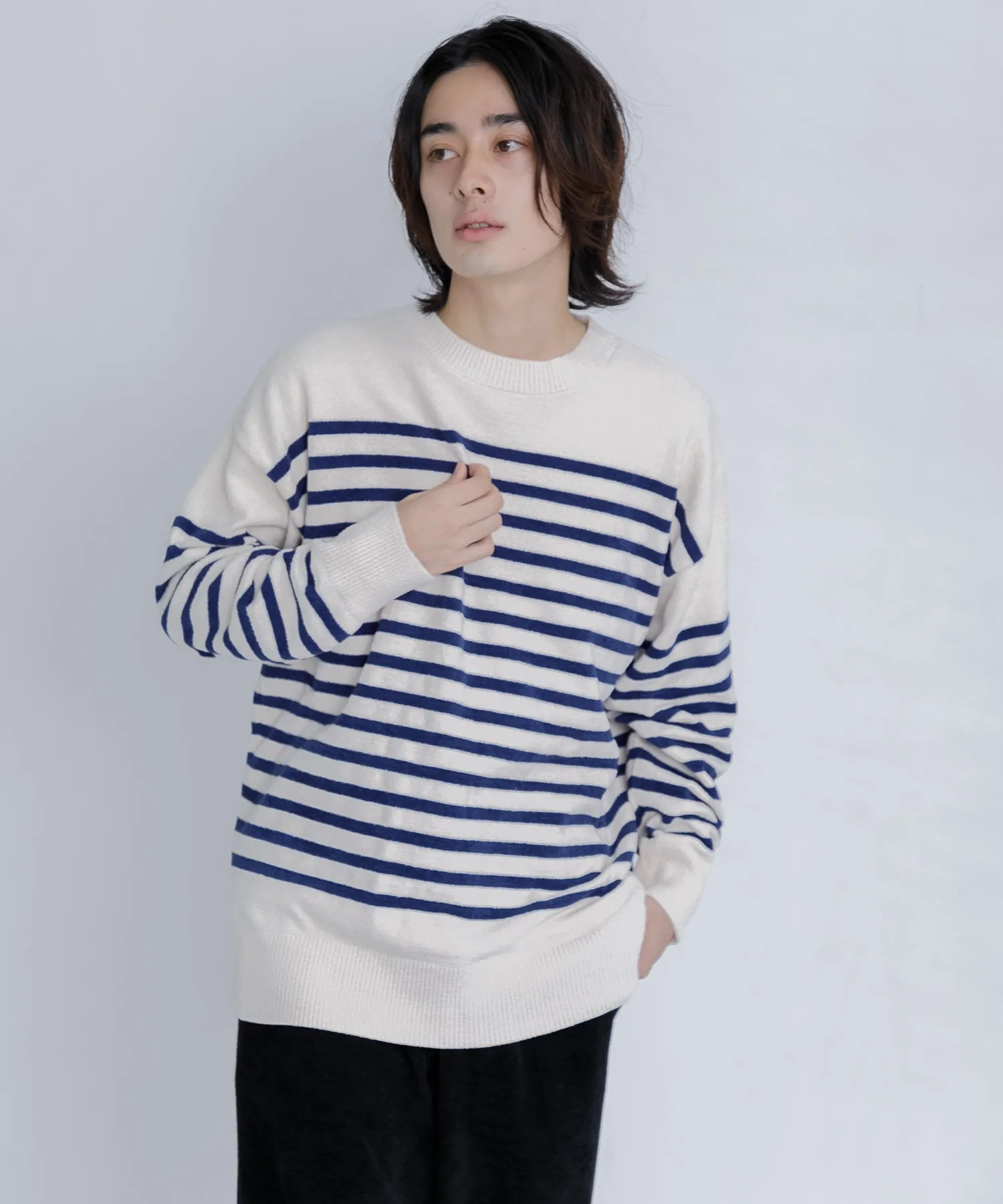 【MEN】nestwell NANDINA BD - CREW NECK BD LONG SLEEVE TOPS -