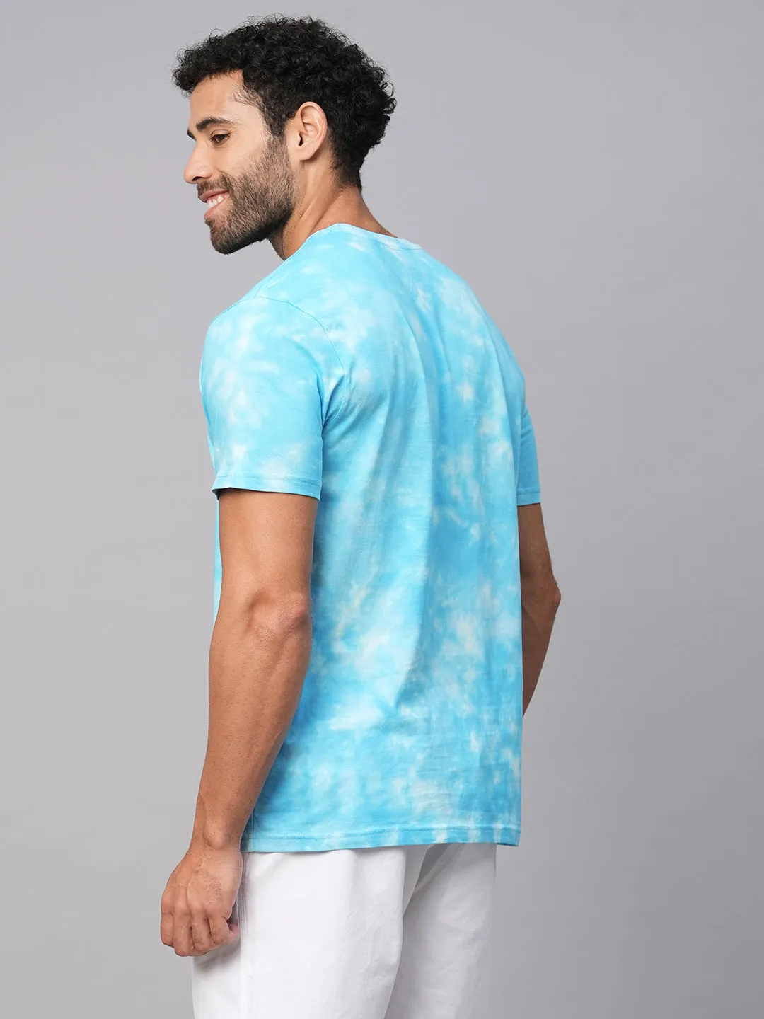 Men's Aqua Cotton Regular Fit Tshirt