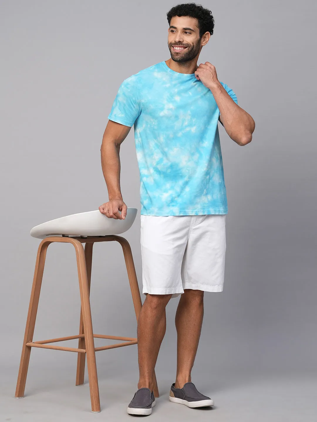 Men's Aqua Cotton Regular Fit Tshirt