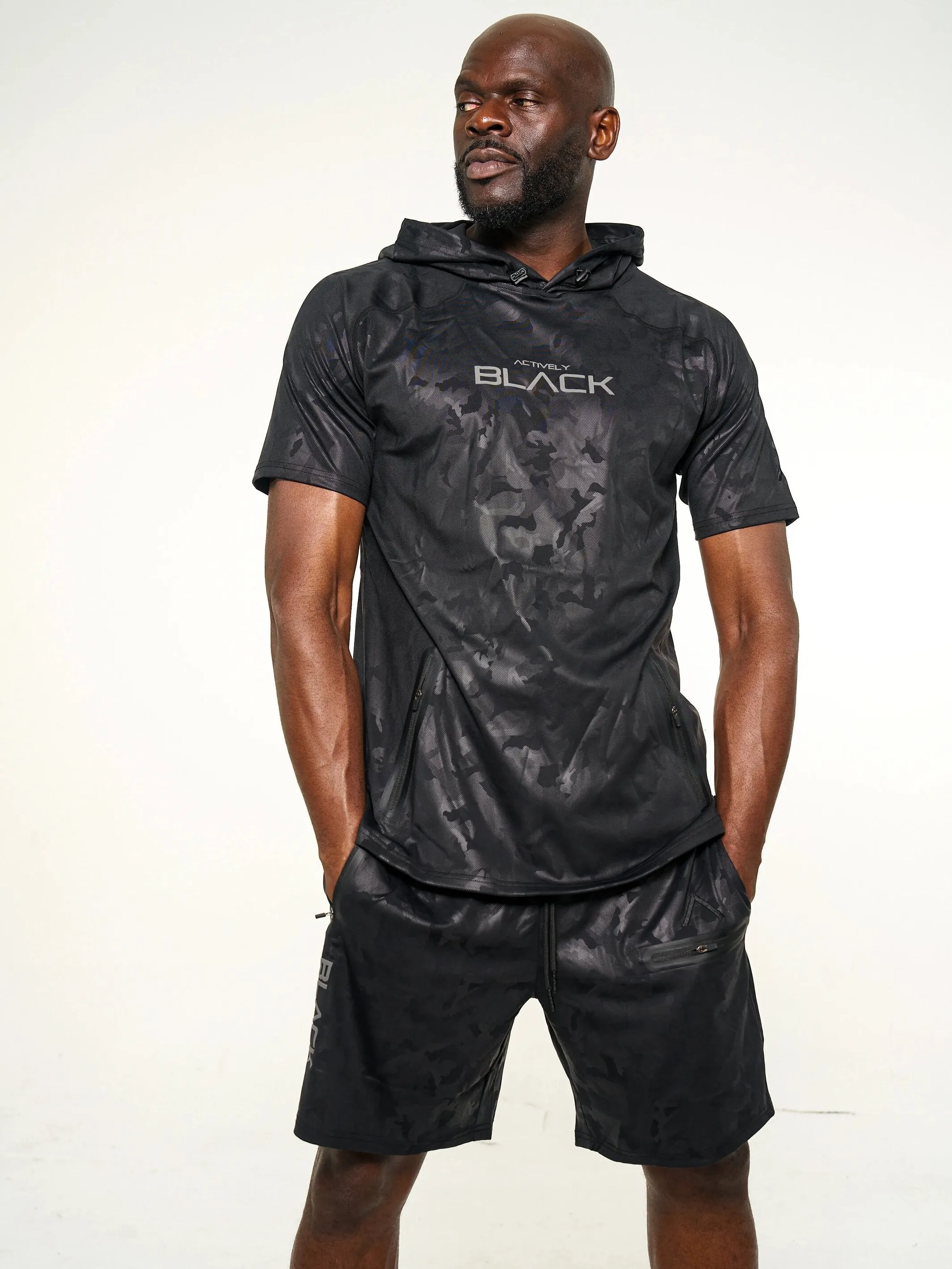 Men's Black Camo 2.0 Performance Shorts