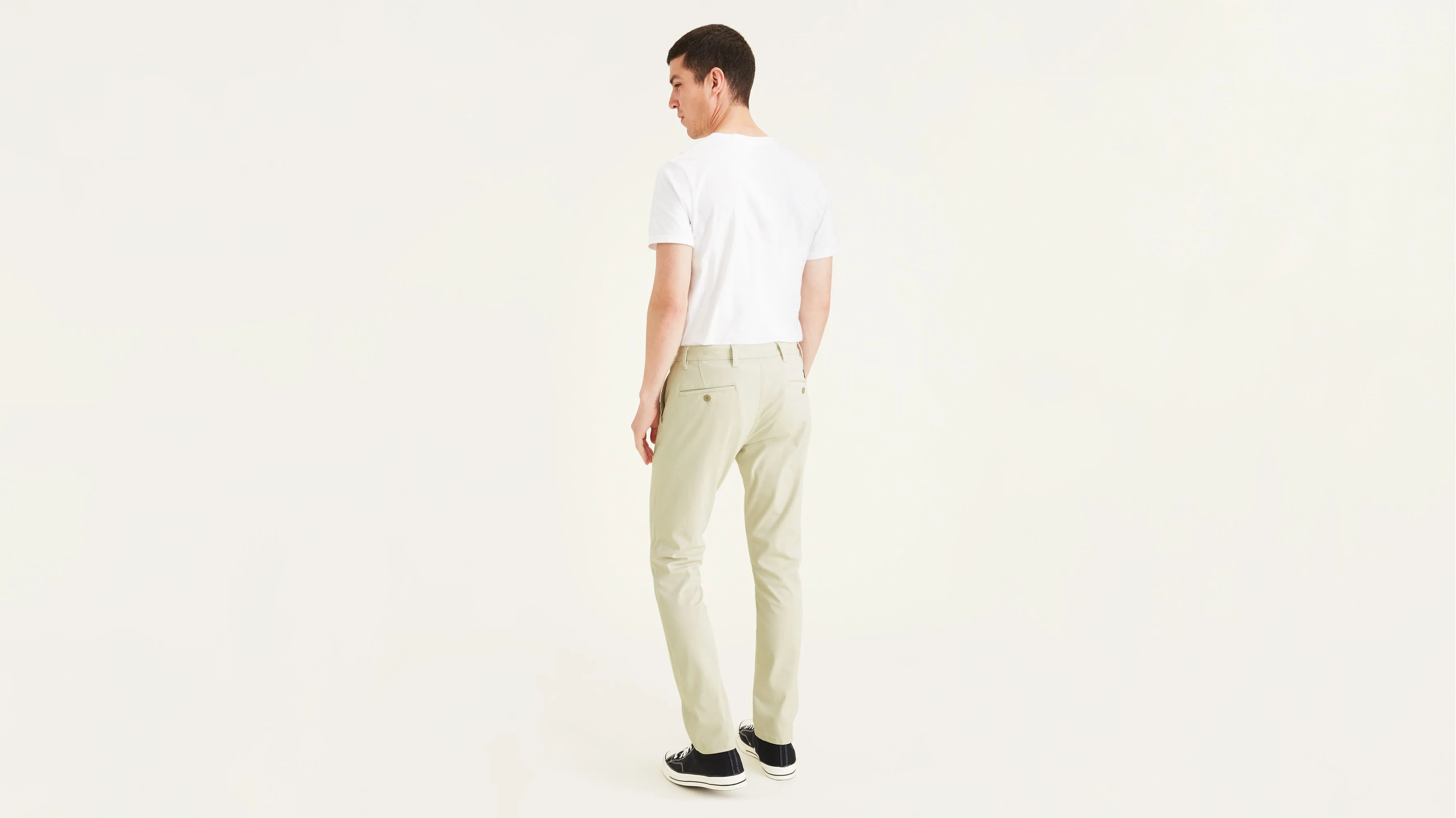 Men's Skinny Fit Supreme Flex Alpha Khaki Pants