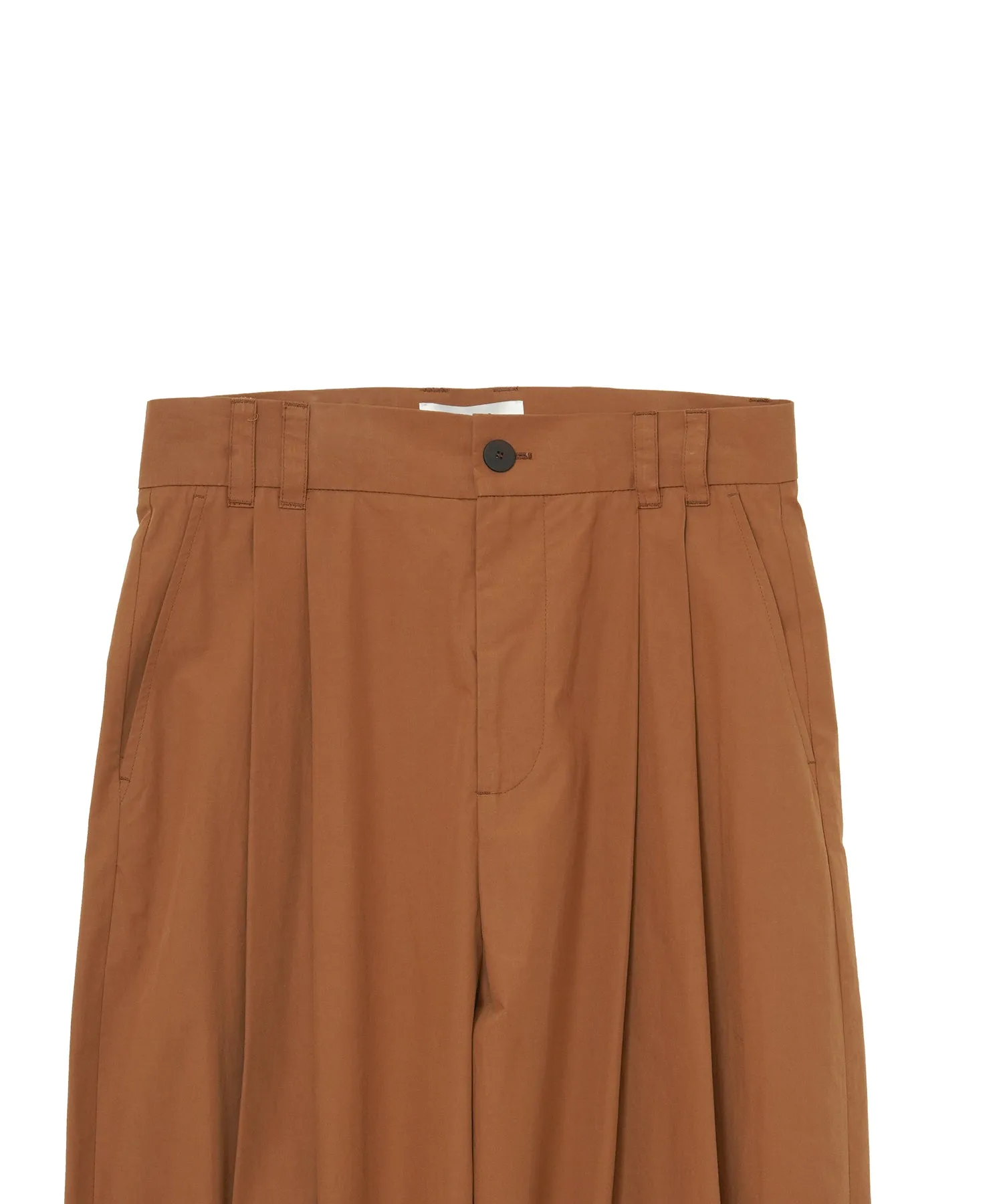 【MEN】STUDIO NICHOLSON YALE - POWDER COTTON DOUBLE PLEAT VOLUME PANT