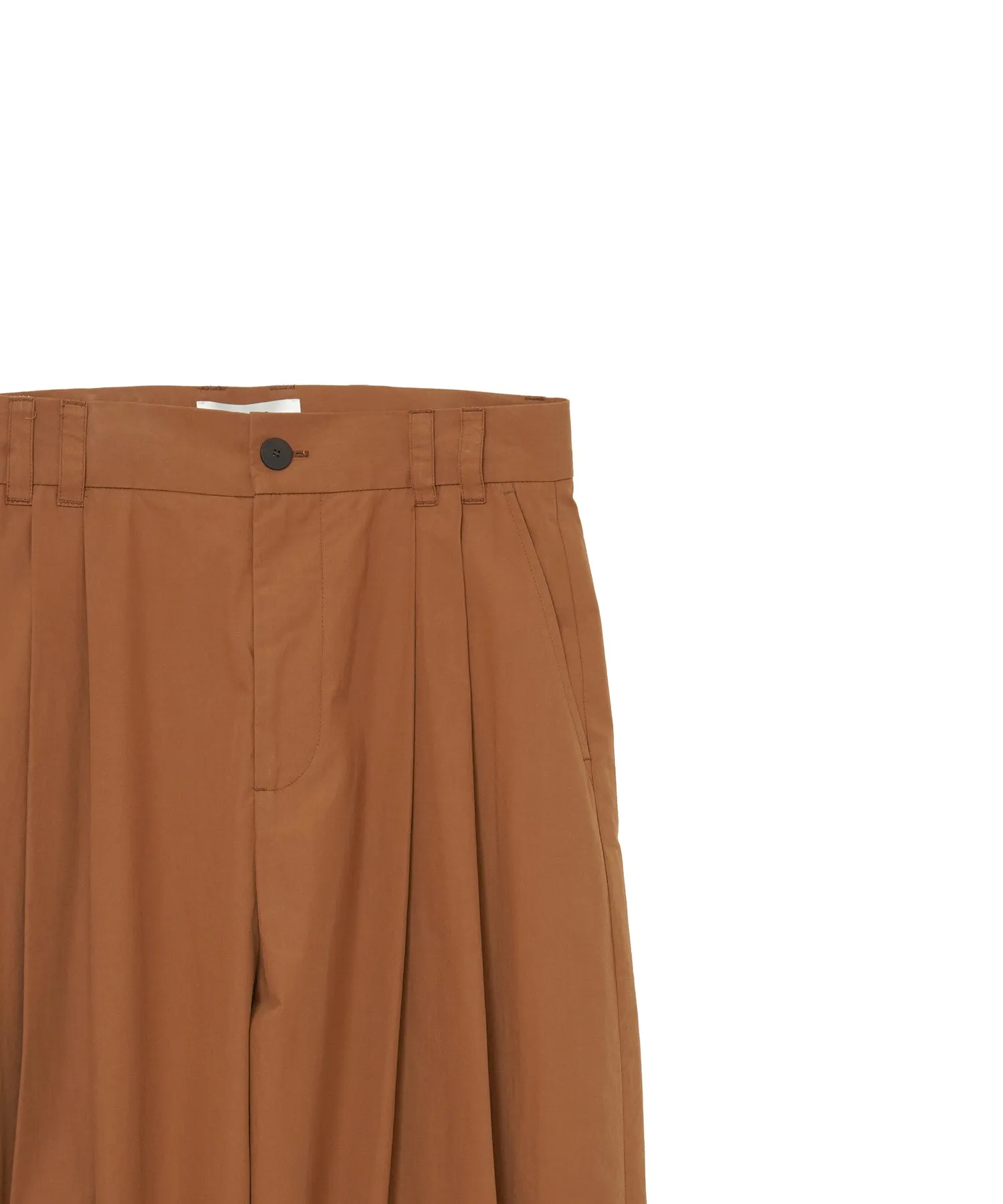 【MEN】STUDIO NICHOLSON YALE - POWDER COTTON DOUBLE PLEAT VOLUME PANT