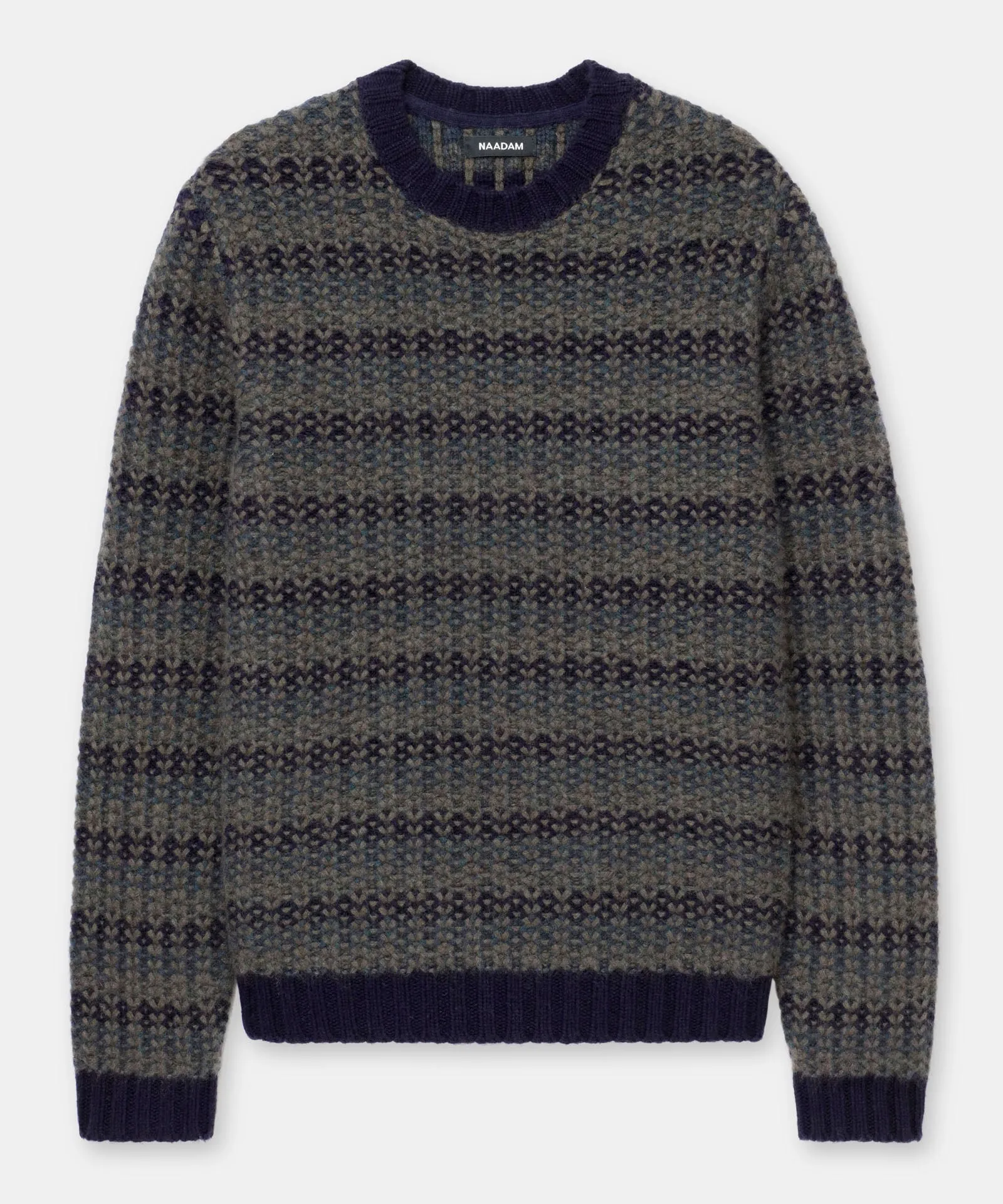 Merino Cashmere Textured Sweater