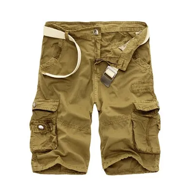 Military Cargo Shorts Men Summer Camouflage Pure Cotton Brand Clothing Comfortable Men Tactical Camo Cargo Shorts