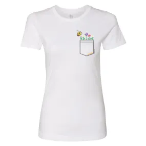 Minecraft Bee Pocket Women's Short Sleeve T-Shirt