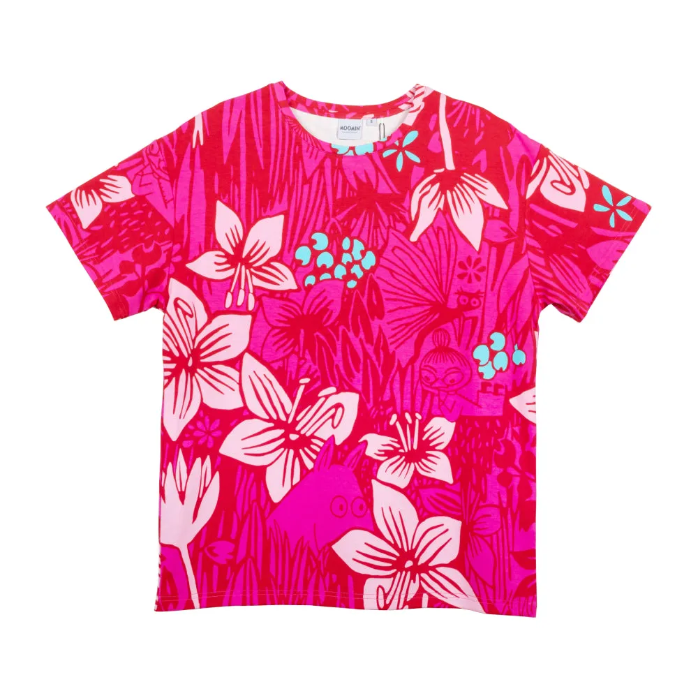 Moomin Dream T-shirt Magenta - Martinex