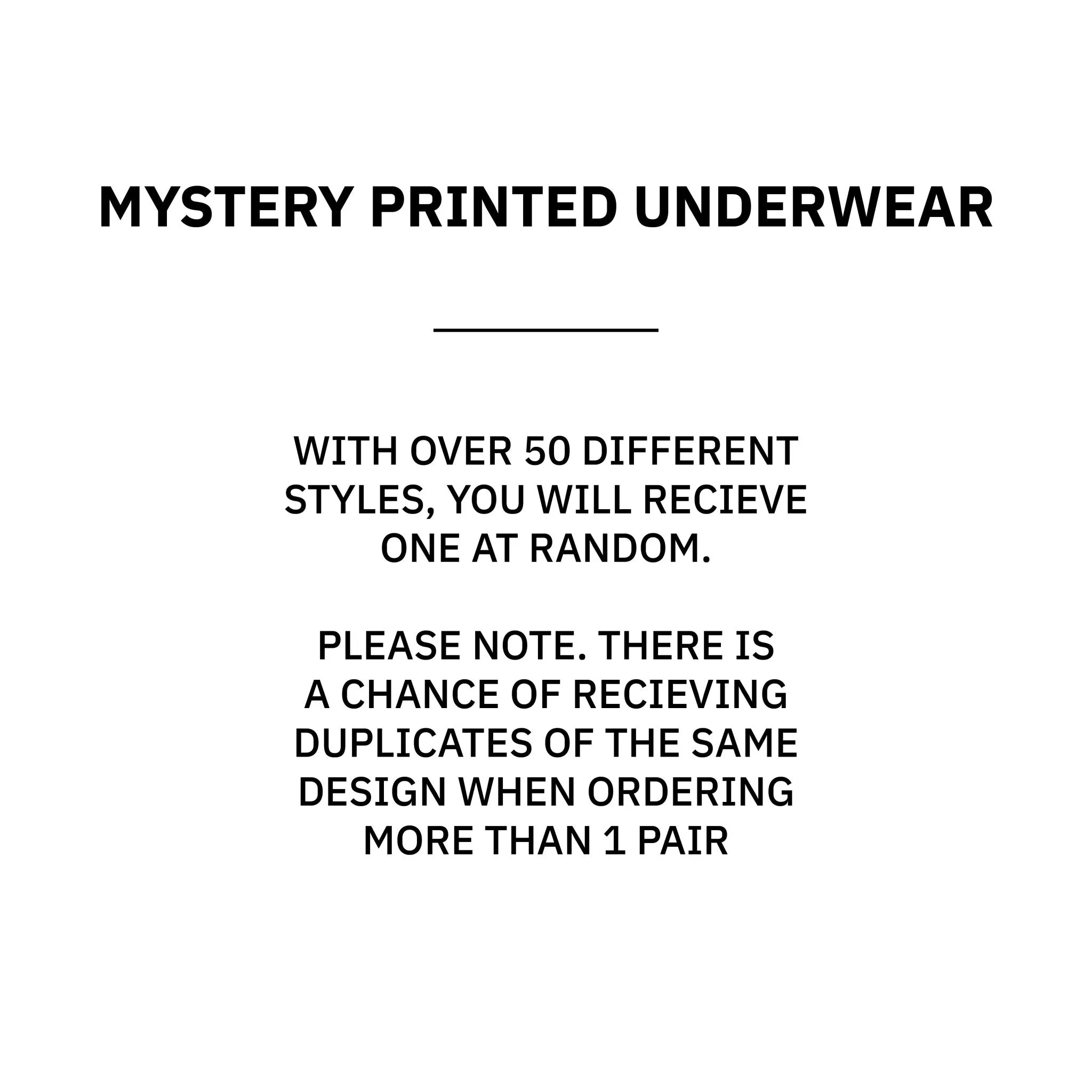 Mystery Print Mens Boxer Shorts