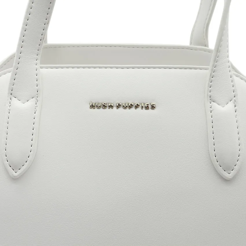 Nena Satchel (L) Women's Bag - White