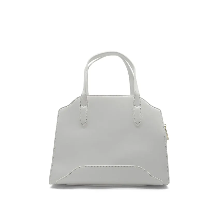 Nena Satchel (L) Women's Bag - White