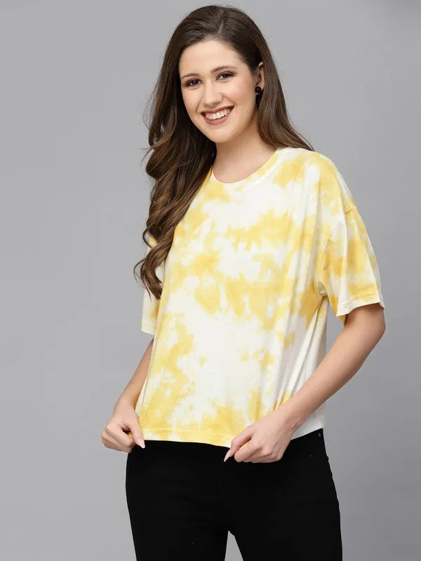 Odour Free Tie & Dye T-shirt For Women