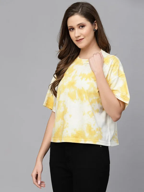 Odour Free Tie & Dye T-shirt For Women