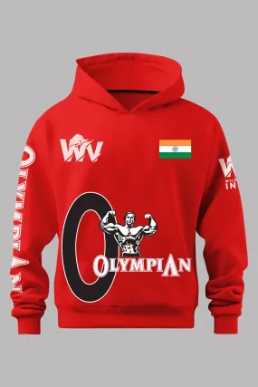 Olympian Arnold Schwarzenegger Limited Edition Hoodie (Red)