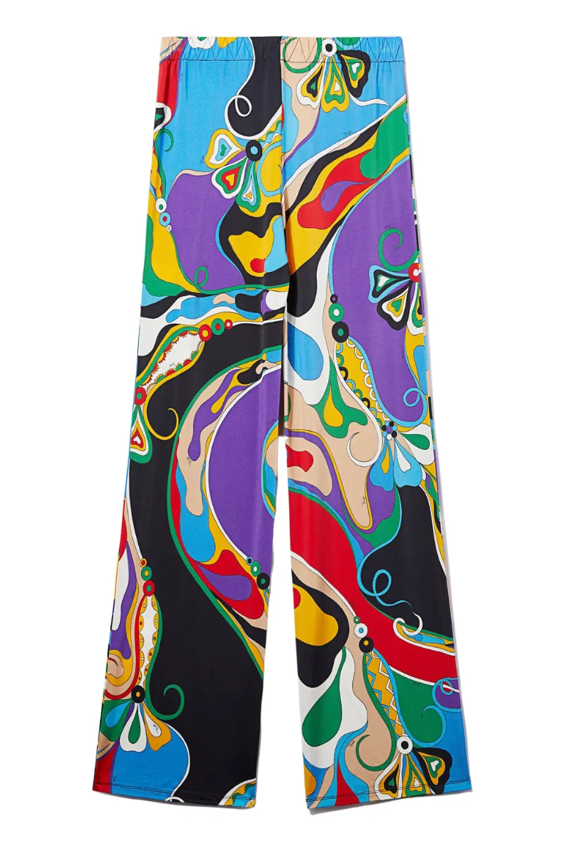 Orchidee Print Trousers