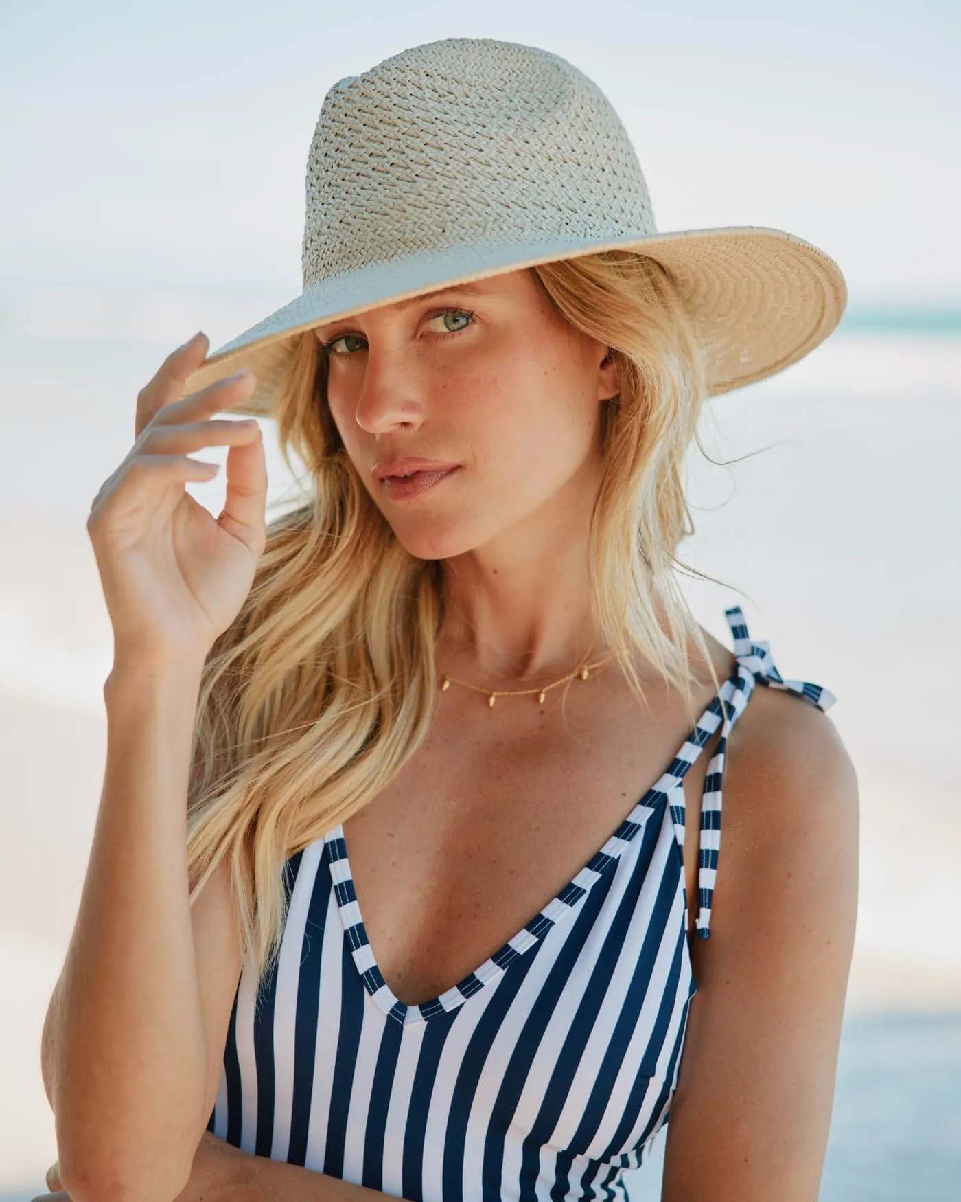 Packable Straw Beach Hat