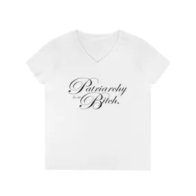 Patriarchy is a Bitch Tee Women - V Neck