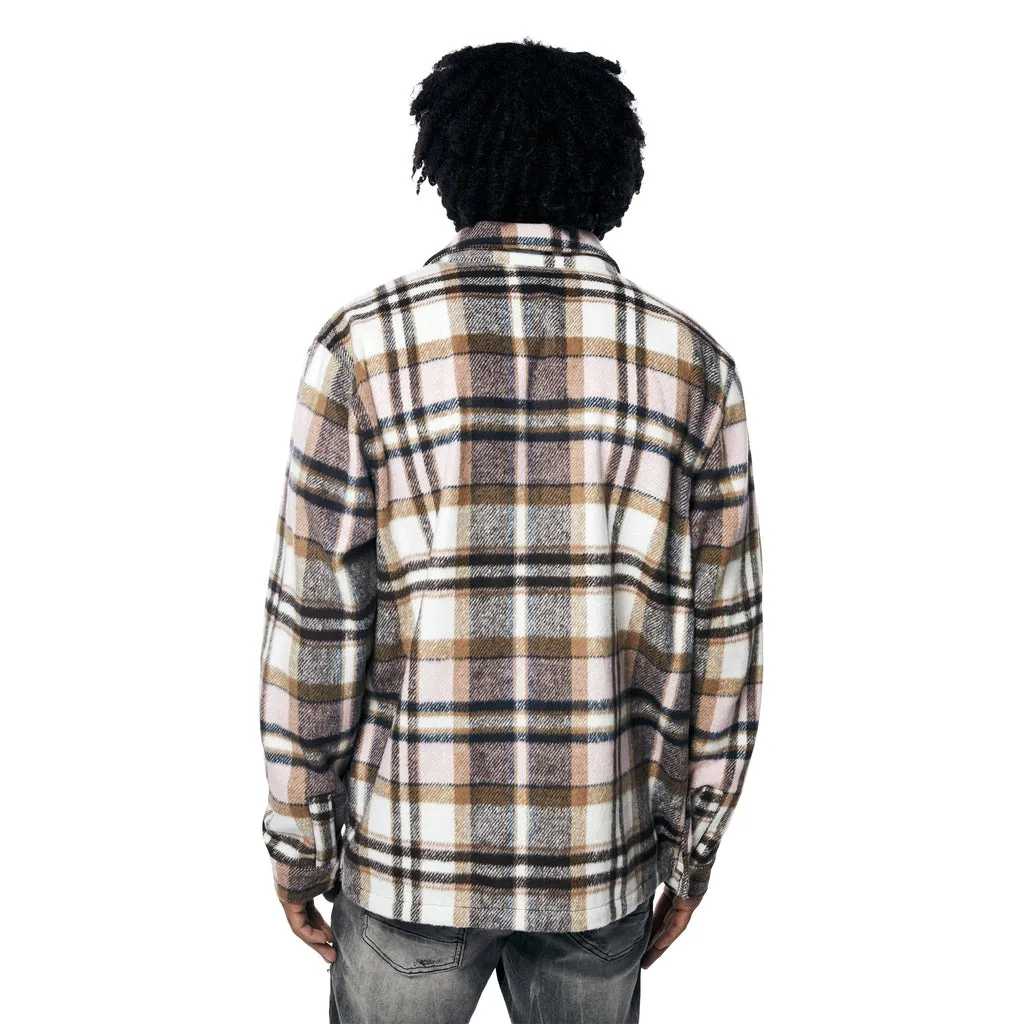 Plaid Flannel Overshirt - Himalaya