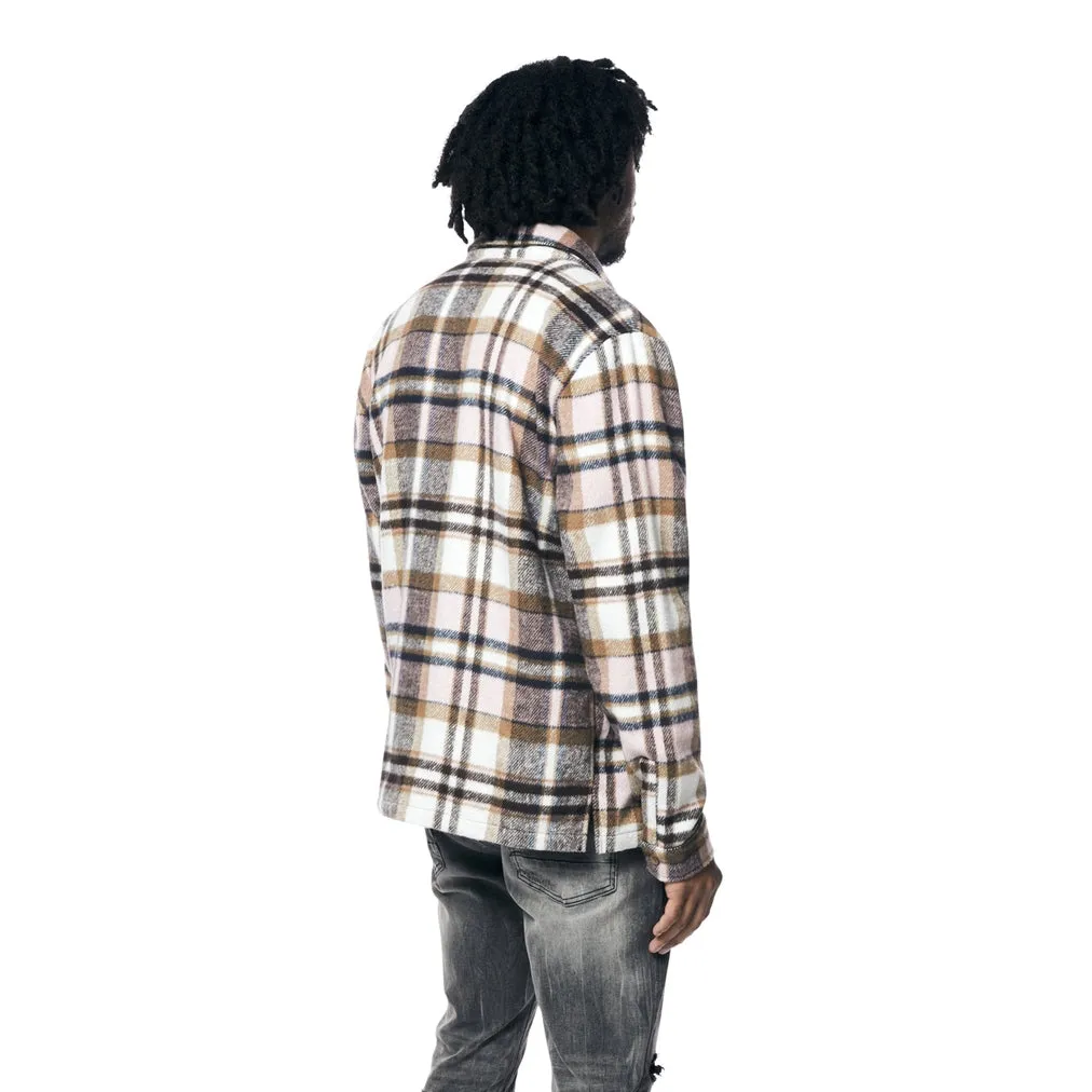 Plaid Flannel Overshirt - Himalaya