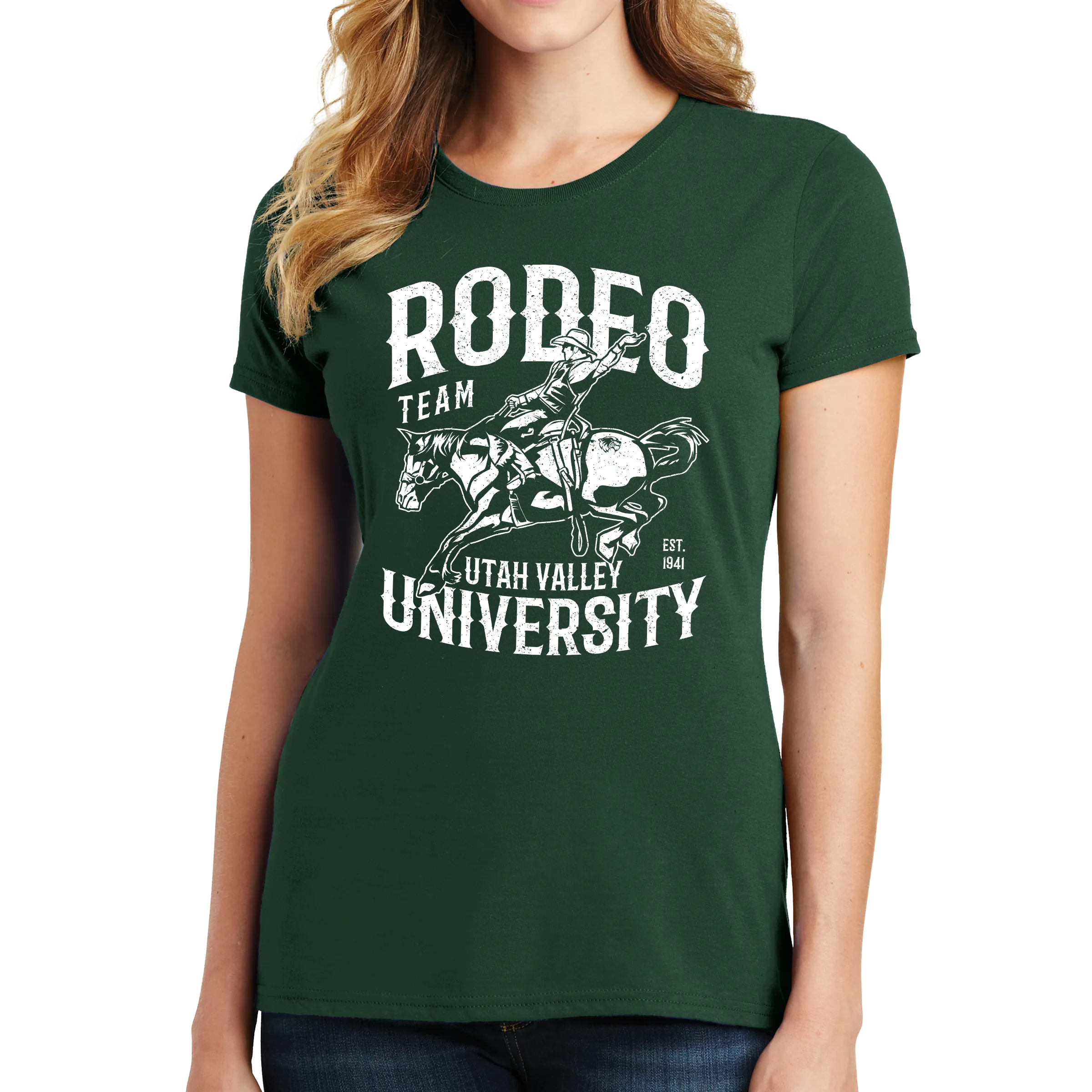 Port & Company Ladies Fan Favorite Tee- Rodeo