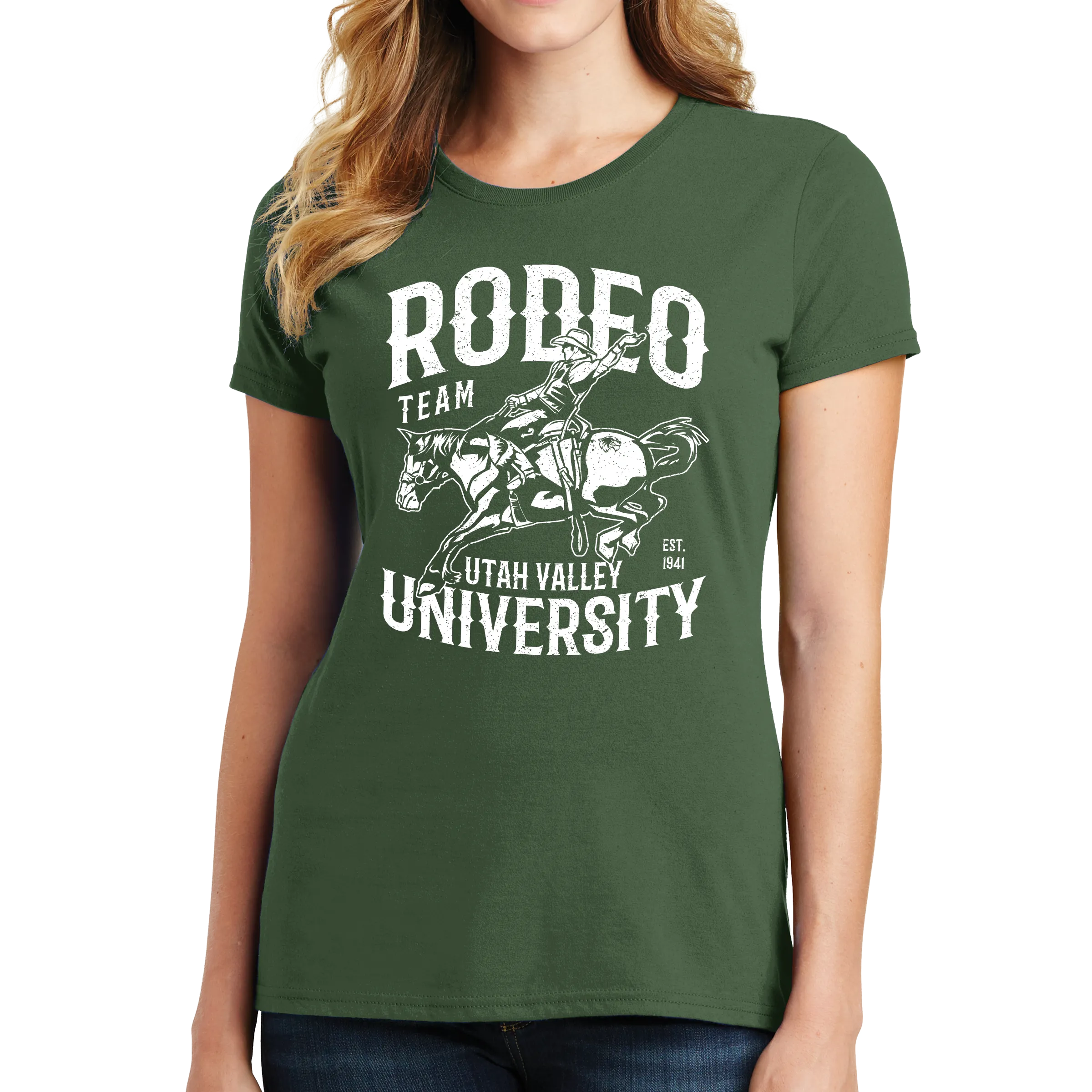 Port & Company Ladies Fan Favorite Tee- Rodeo