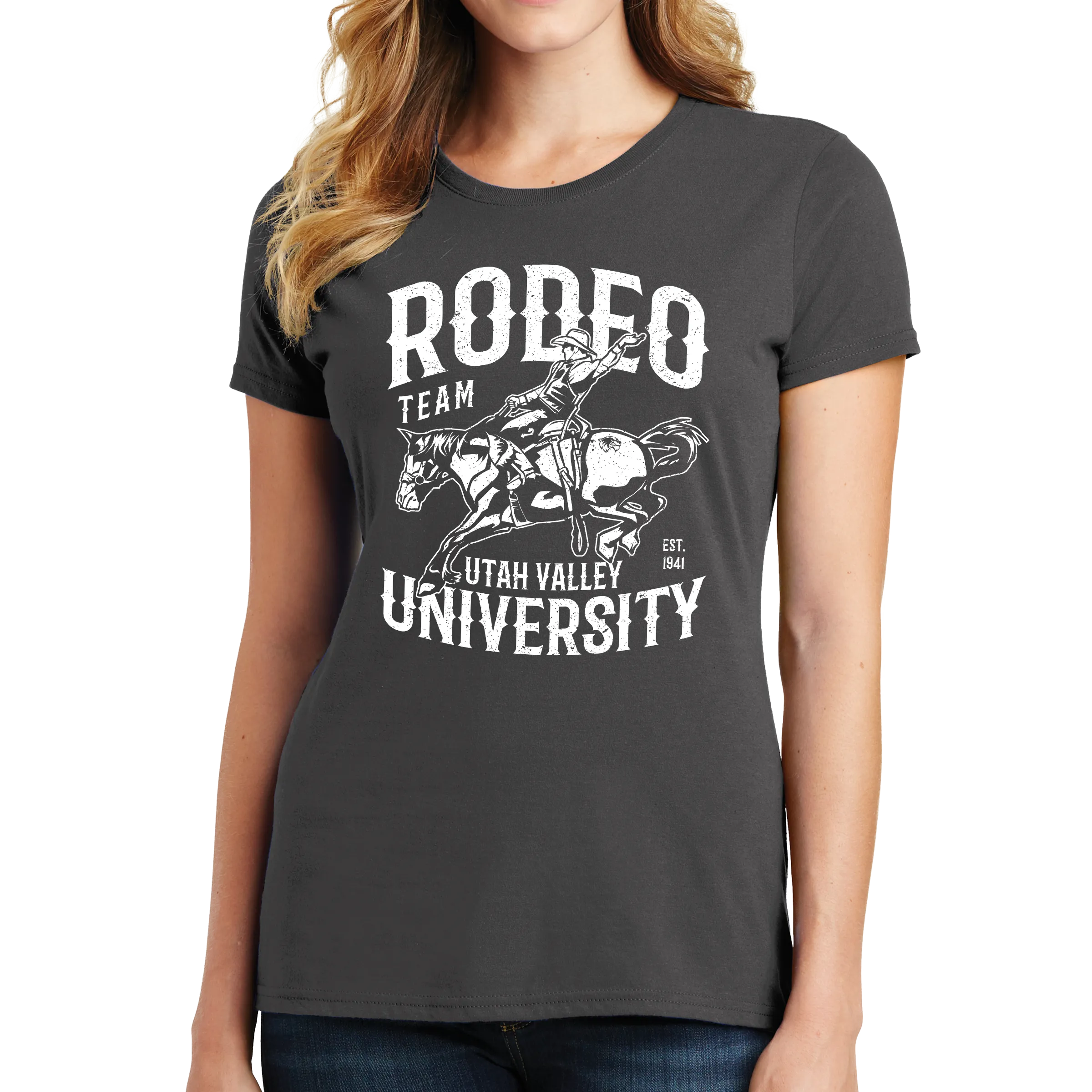 Port & Company Ladies Fan Favorite Tee- Rodeo