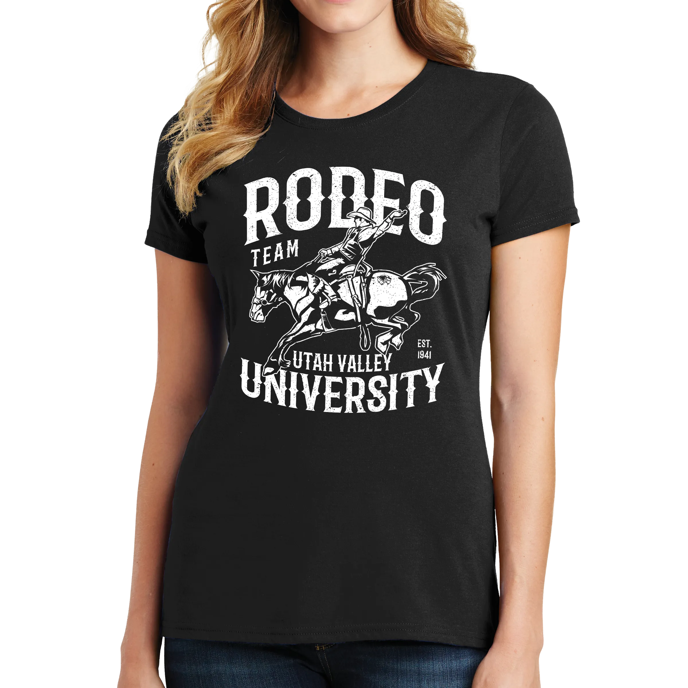 Port & Company Ladies Fan Favorite Tee- Rodeo