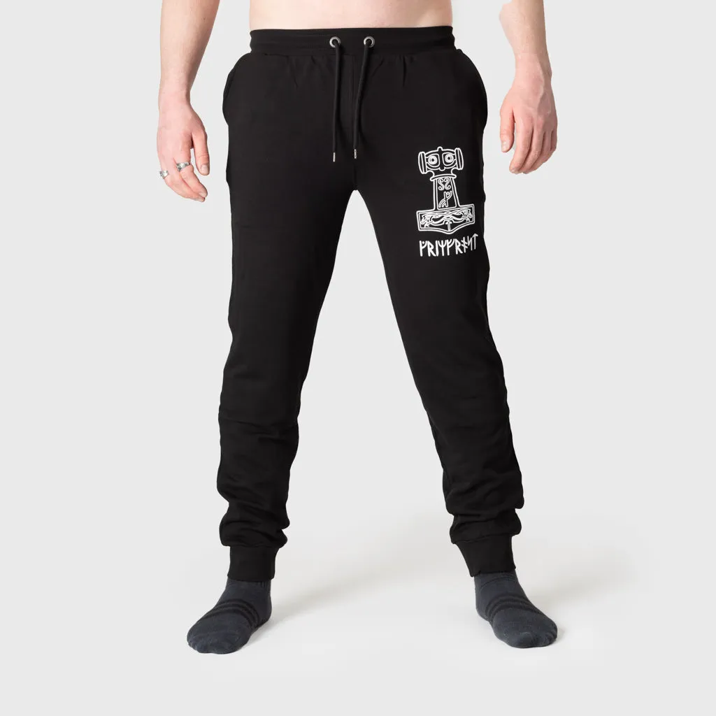 Premium Sweatpants, Heathen, Black