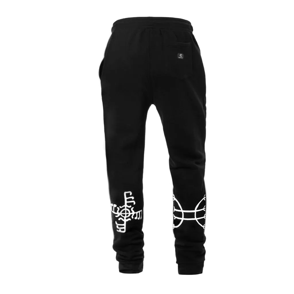 Premium Sweatpants, Heathen, Black