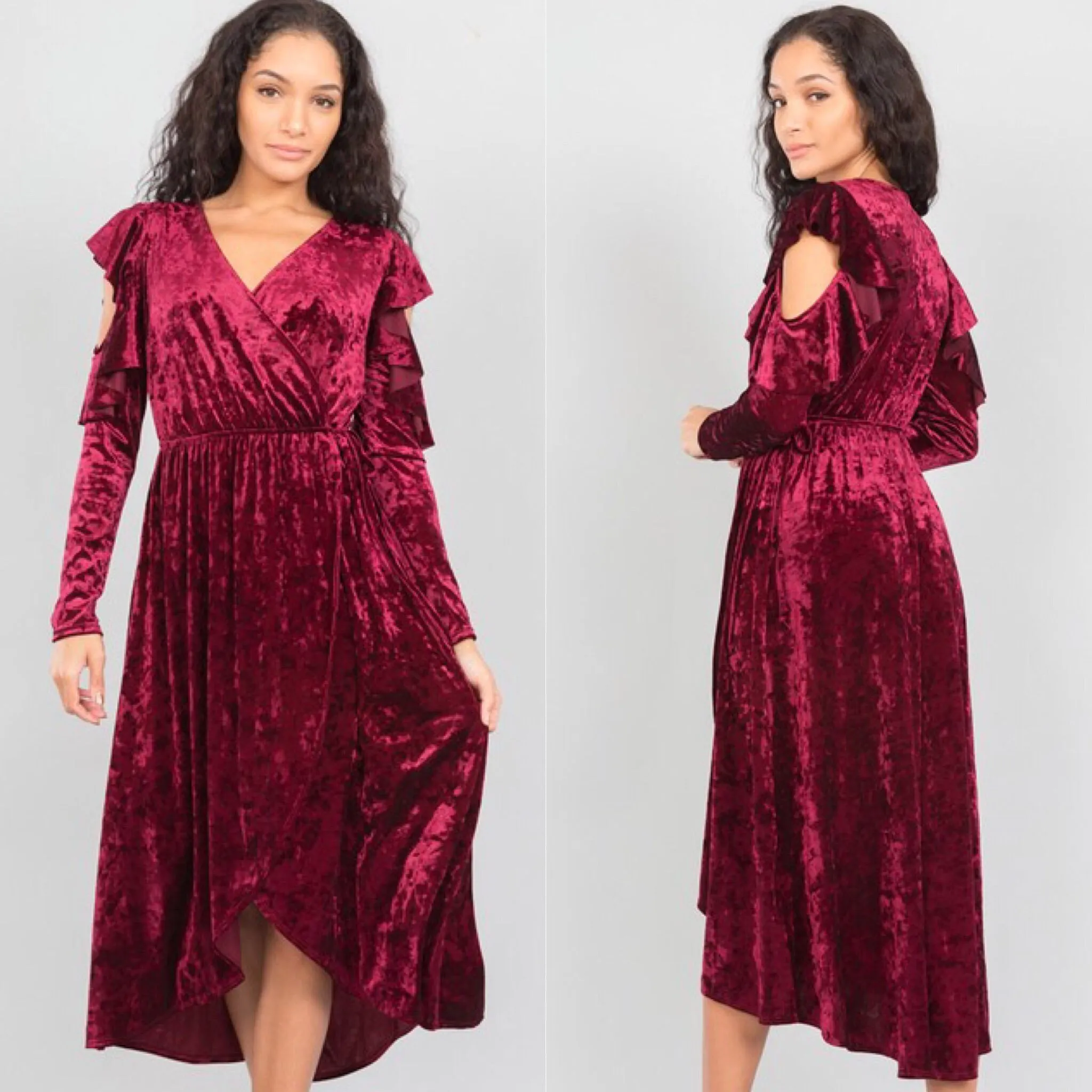 Queening Velvet Dress