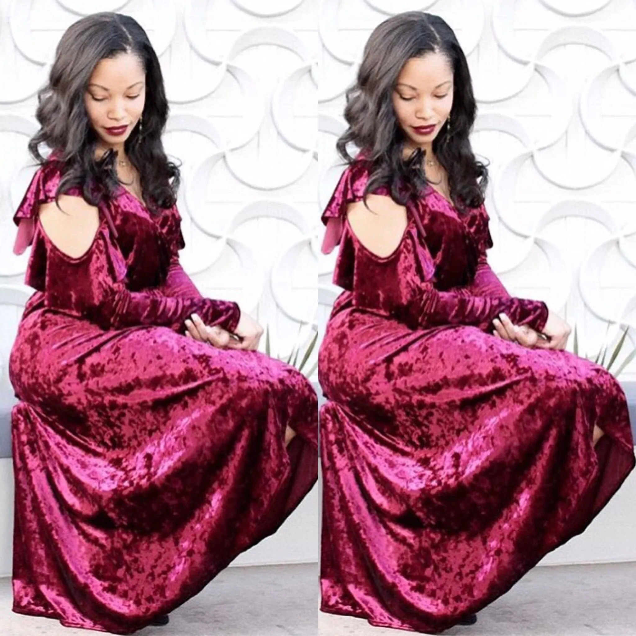 Queening Velvet Dress