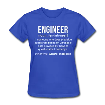 "Engineer" (white) - Women's T-Shirt