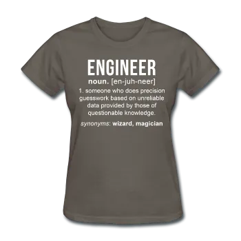 "Engineer" (white) - Women's T-Shirt