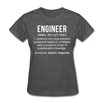 "Engineer" (white) - Women's T-Shirt