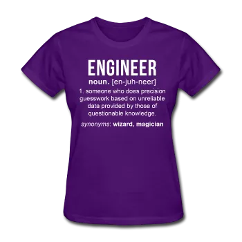 "Engineer" (white) - Women's T-Shirt