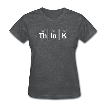 "ThInK" (white) - Women's T-Shirt