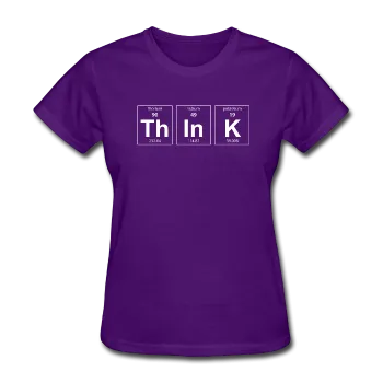 "ThInK" (white) - Women's T-Shirt