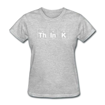 "ThInK" (white) - Women's T-Shirt