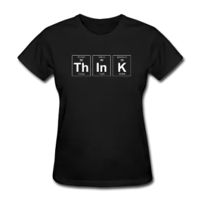 "ThInK" (white) - Women's T-Shirt