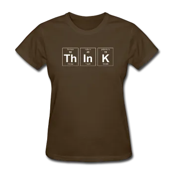 "ThInK" (white) - Women's T-Shirt