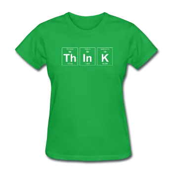 "ThInK" (white) - Women's T-Shirt