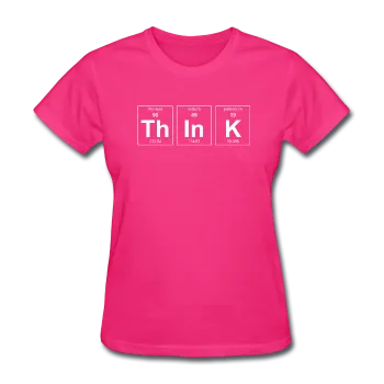 "ThInK" (white) - Women's T-Shirt