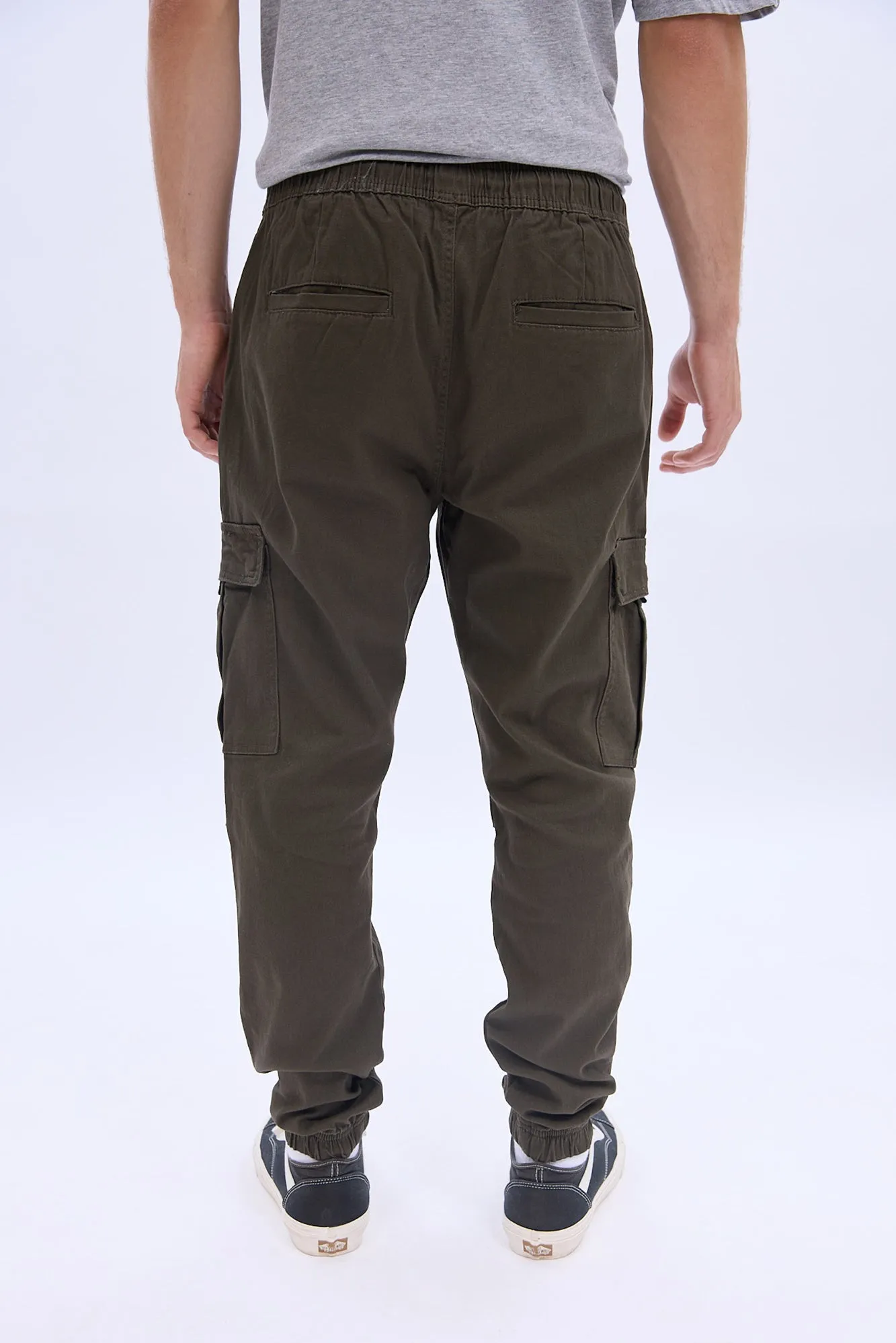 Relaxed Cargo Twill Jogger