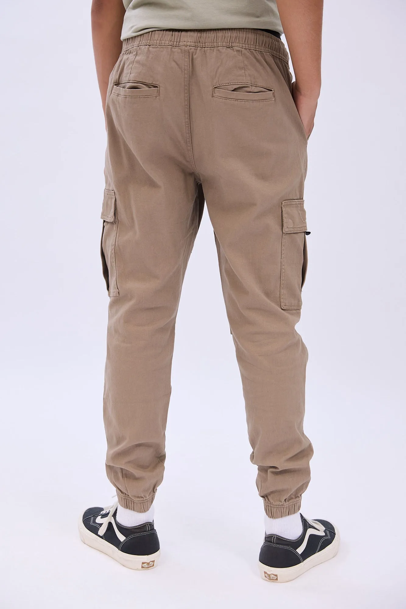 Relaxed Cargo Twill Jogger