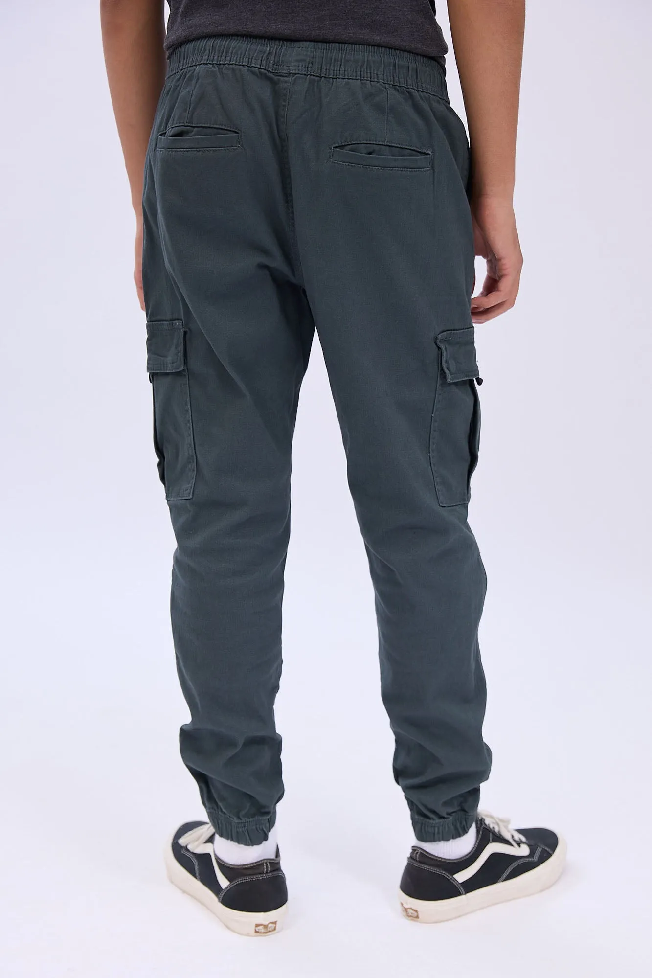 Relaxed Cargo Twill Jogger