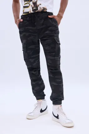 Relaxed Cargo Twill Jogger