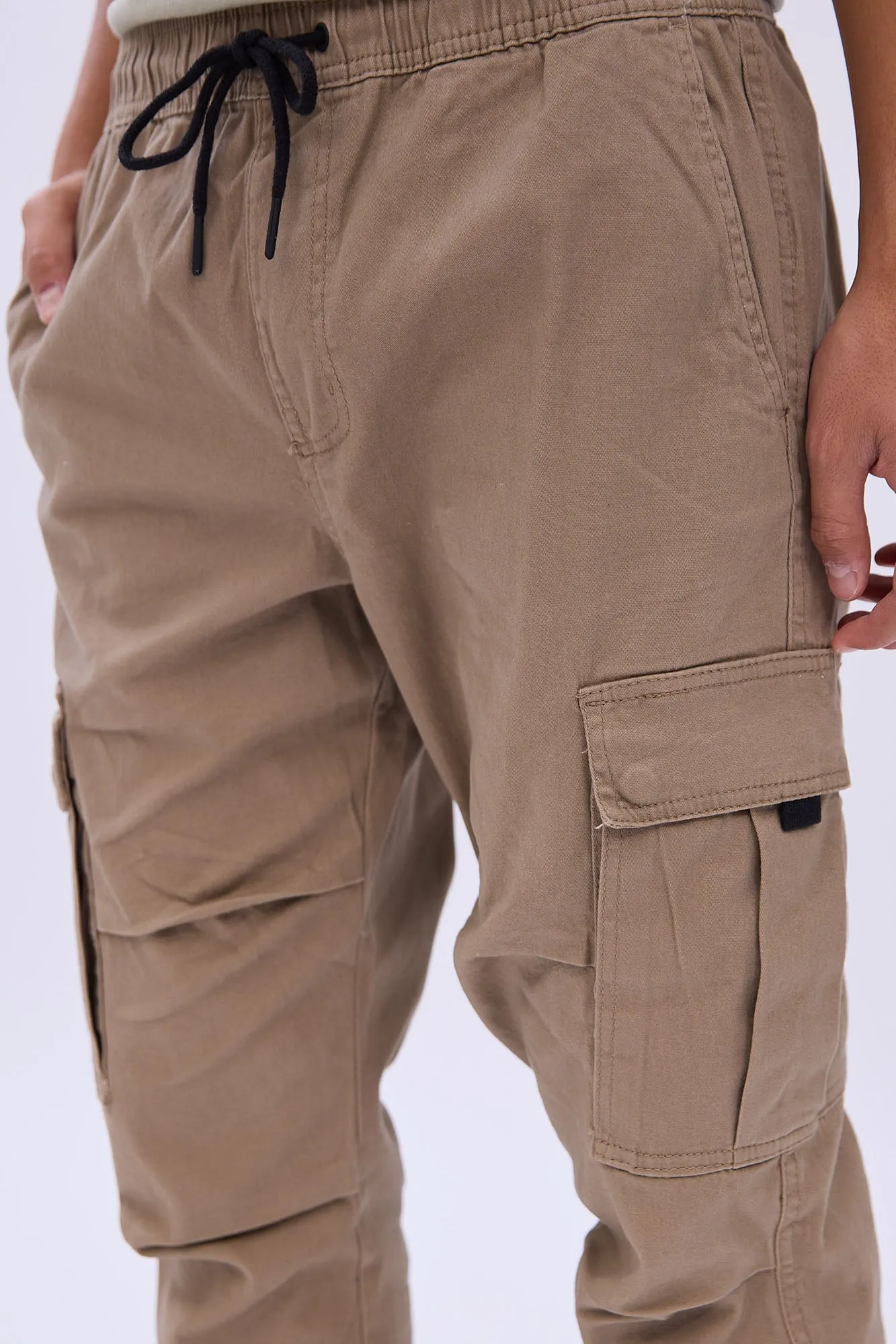 Relaxed Cargo Twill Jogger