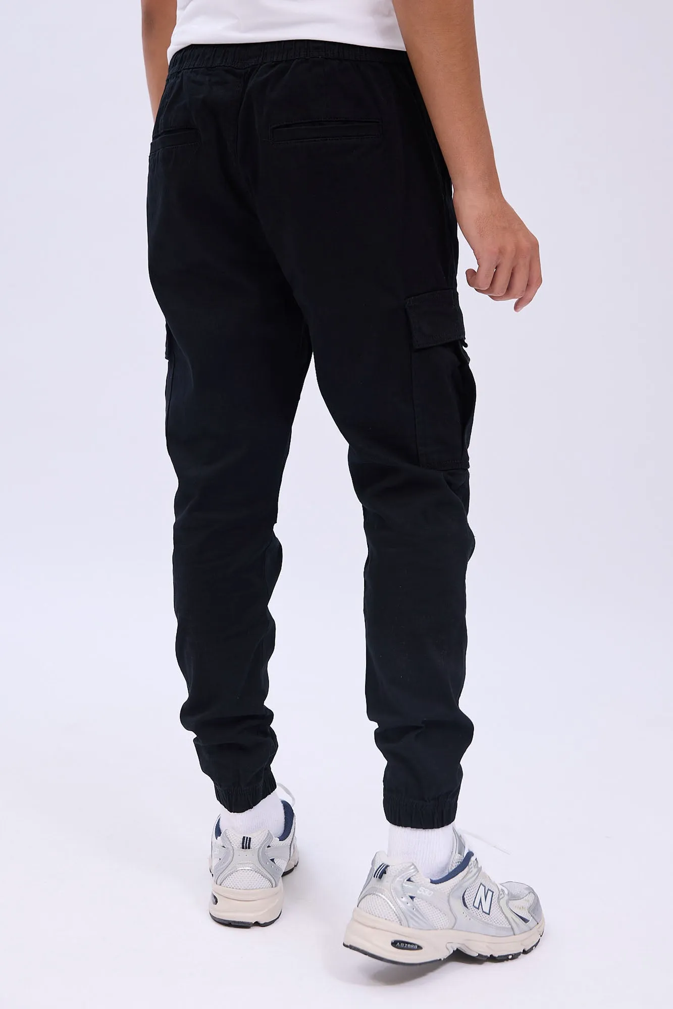 Relaxed Cargo Twill Jogger