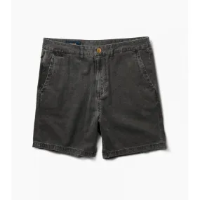 ROARK - PORTER 17'' CHINO SHORT - Black Wash