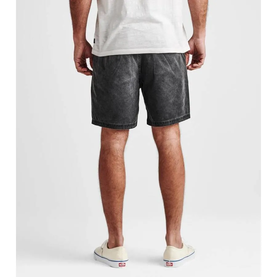 ROARK - PORTER 17'' CHINO SHORT - Black Wash