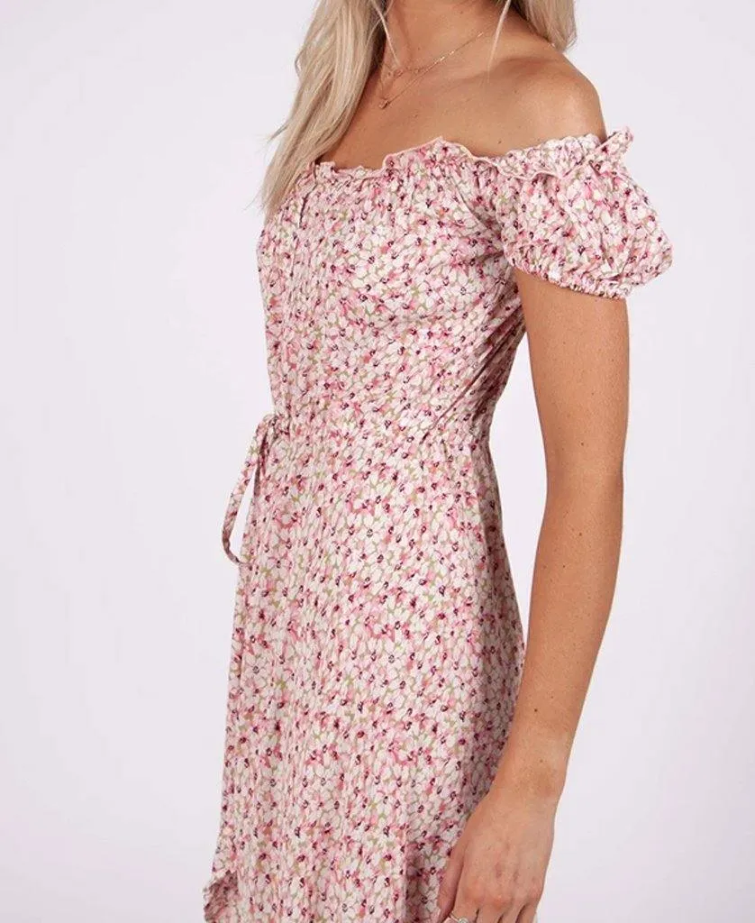 Sabrina Dress | Pink Daisy